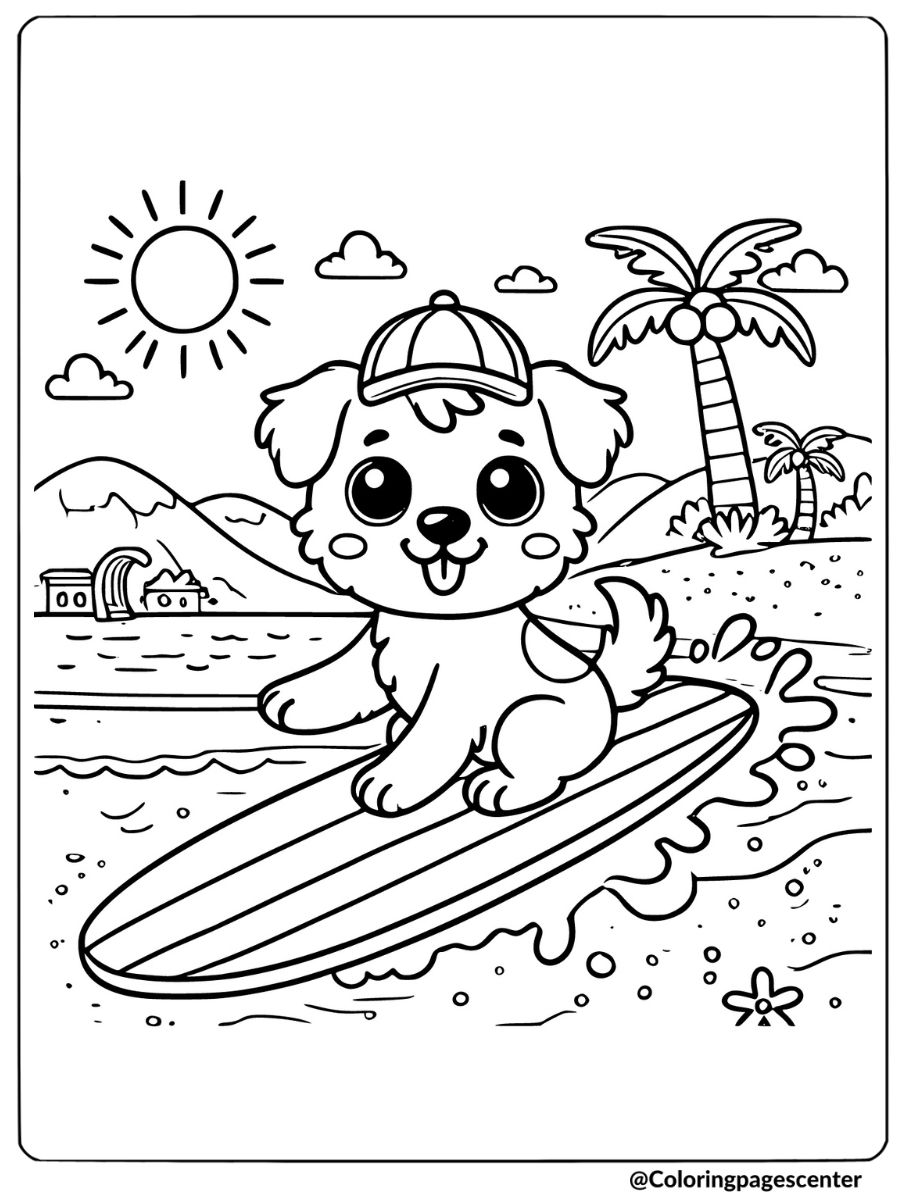 Dog Coloring Page