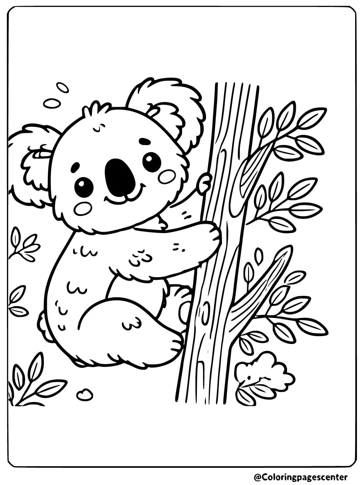 Koala Coloring Page